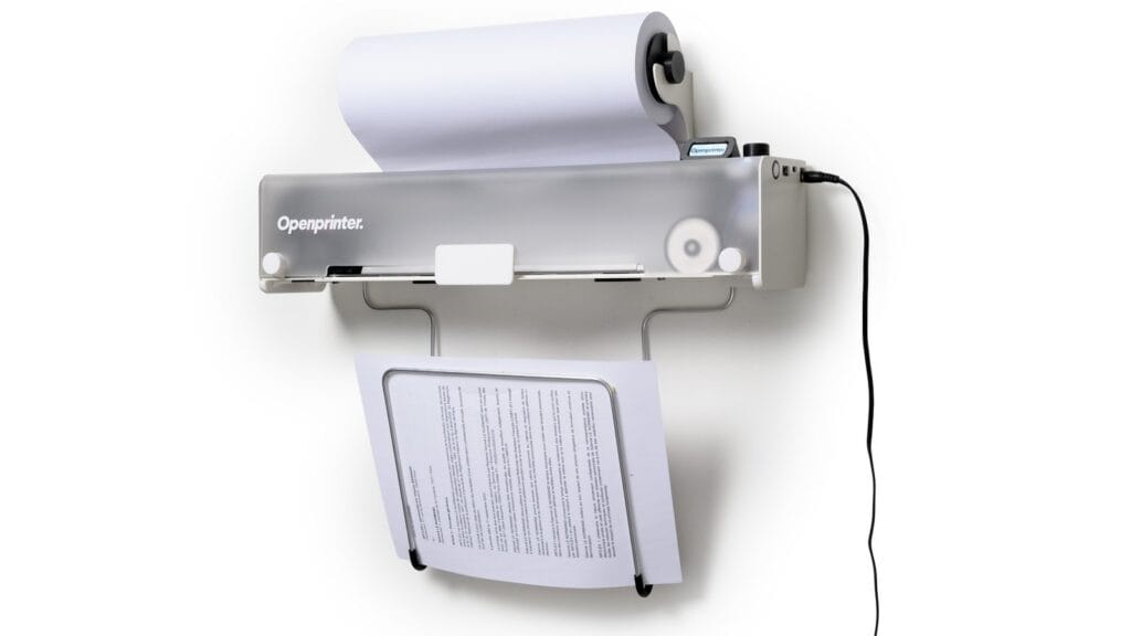 Open Printer wall mount.