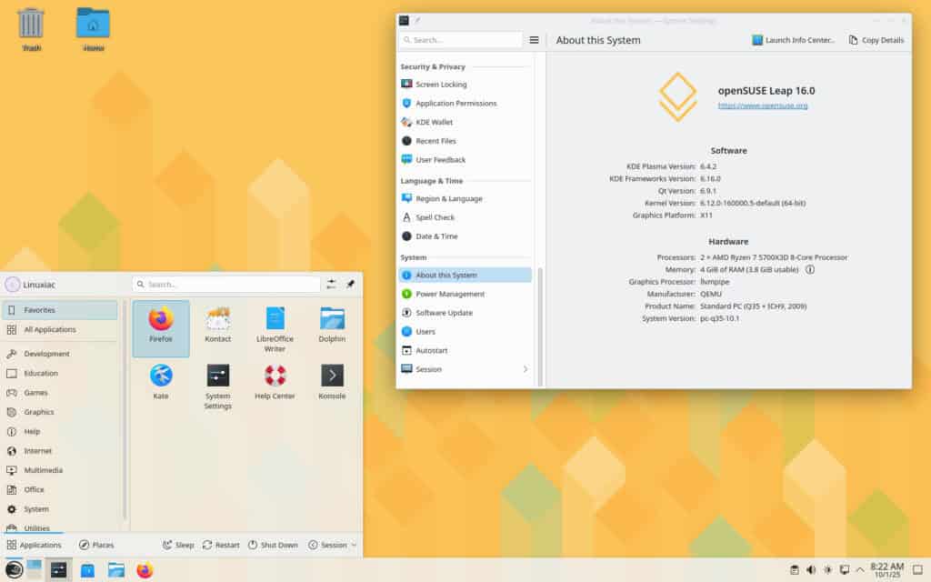 openSUSE Leap 16.0