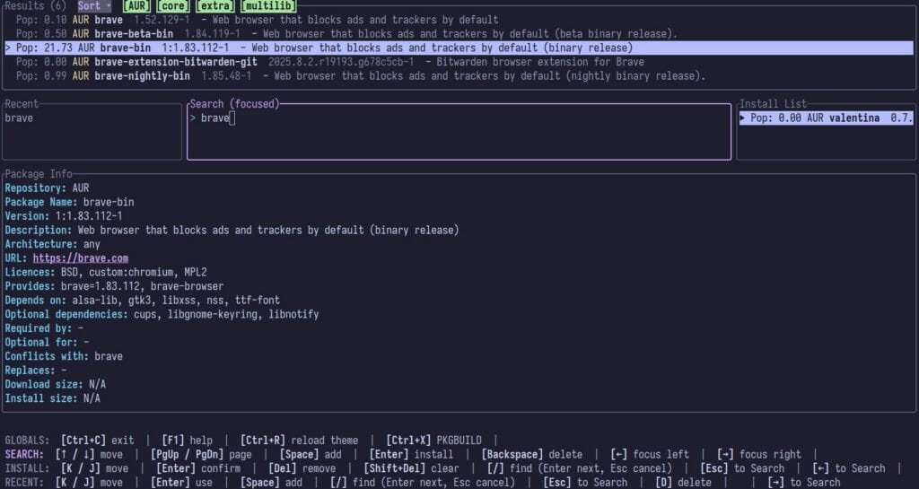 Pacsea is a new, fast TUI for searching, inspecting, and queueing pacman/AUR packages.