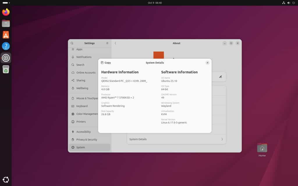 Ubuntu 25.10 "Questing Quokka"
