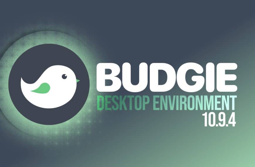 Budgie 10.9.4 Desktop Environment Released, No UI Changes