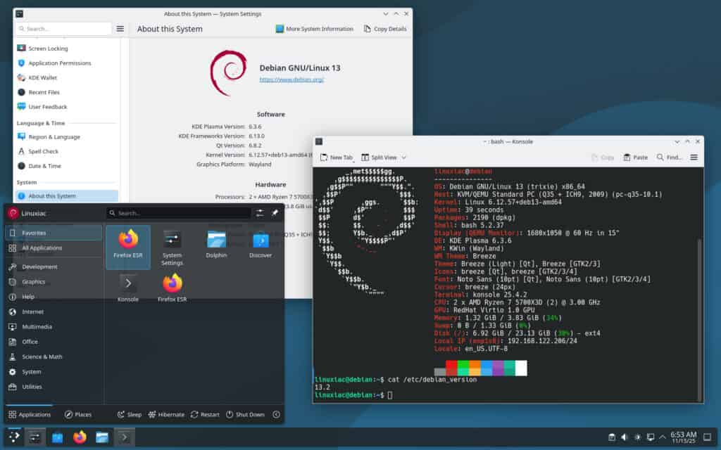 Debian 13.2 (Trixie)