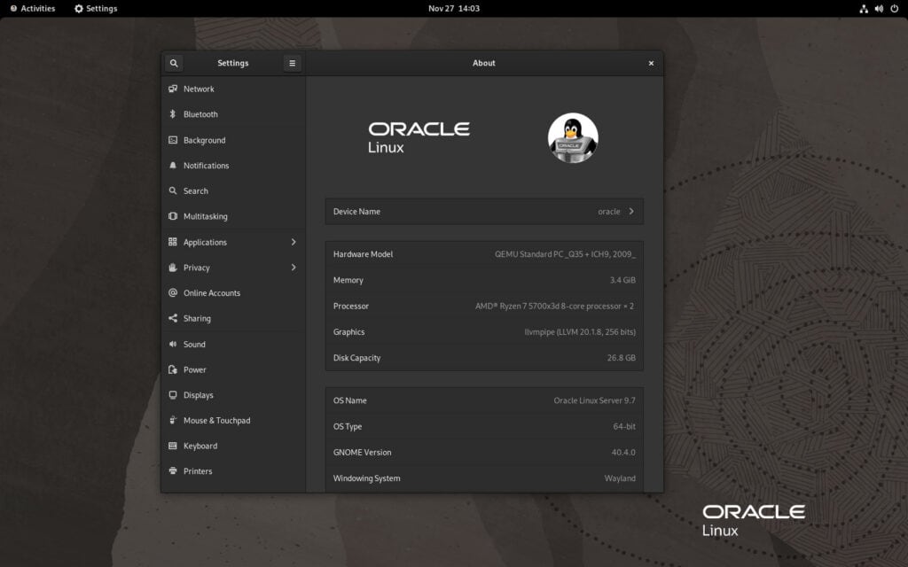 Oracle Linux 9.7