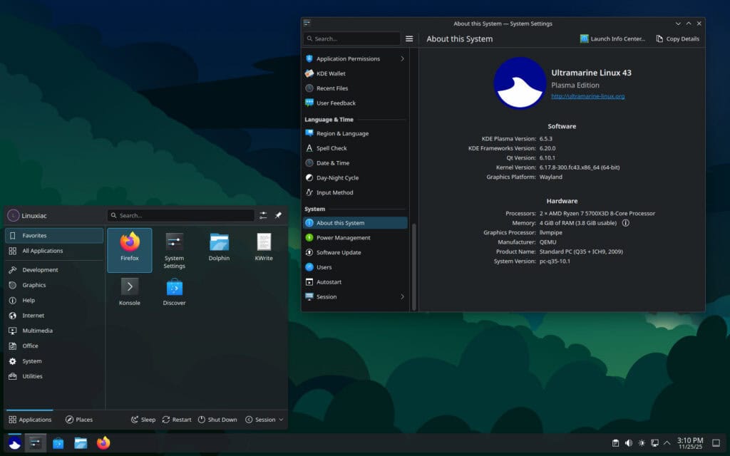 Ultramarine Linux 43