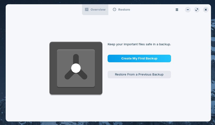 Take a system backup.