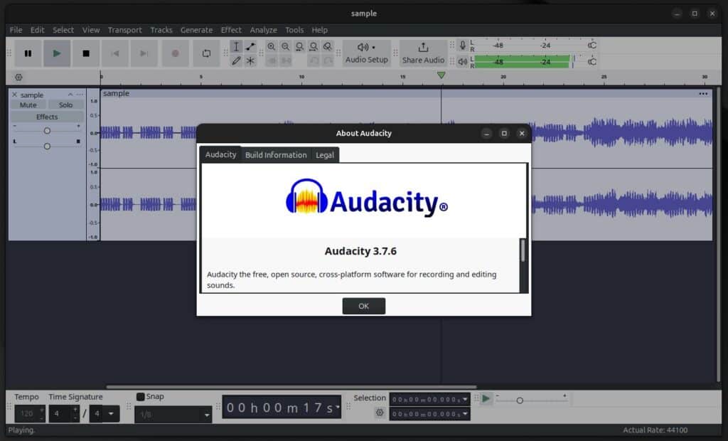 Audacity 3.7.6 Audio Editor