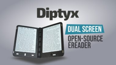 Diptyx Open Source Dual-Screen E-Reader Launches on Crowd Supply