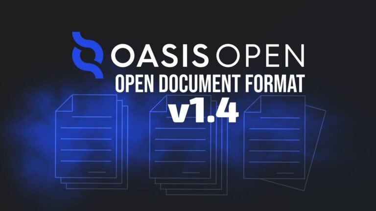 OASIS Approves ODF 1.4, Advancing Vendor-Neutral Document Standards