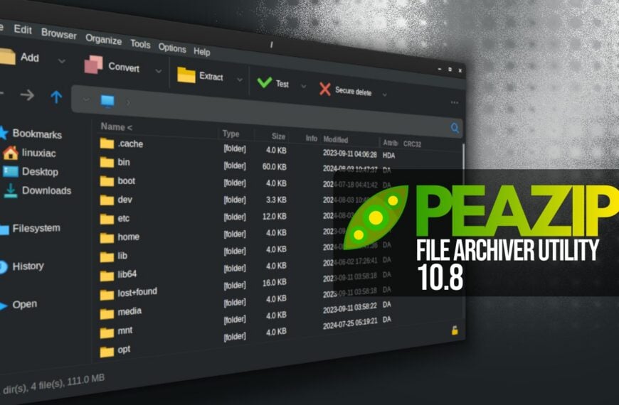 PeaZip 10.8 File Archiver Boosts RAR and TAR Support