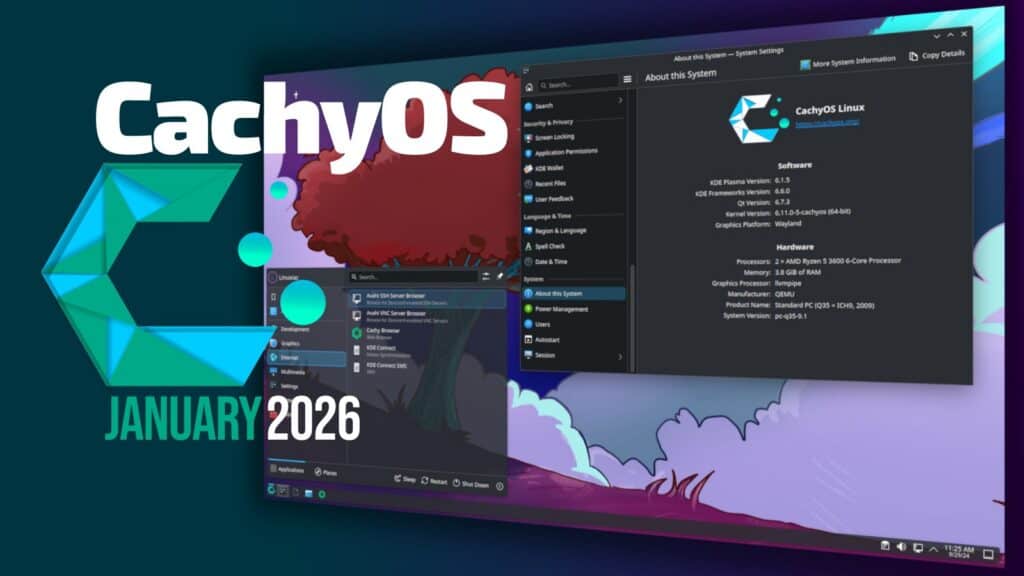 CachyOS January 2026 Release Brings Installer Rework and Wayland by Default