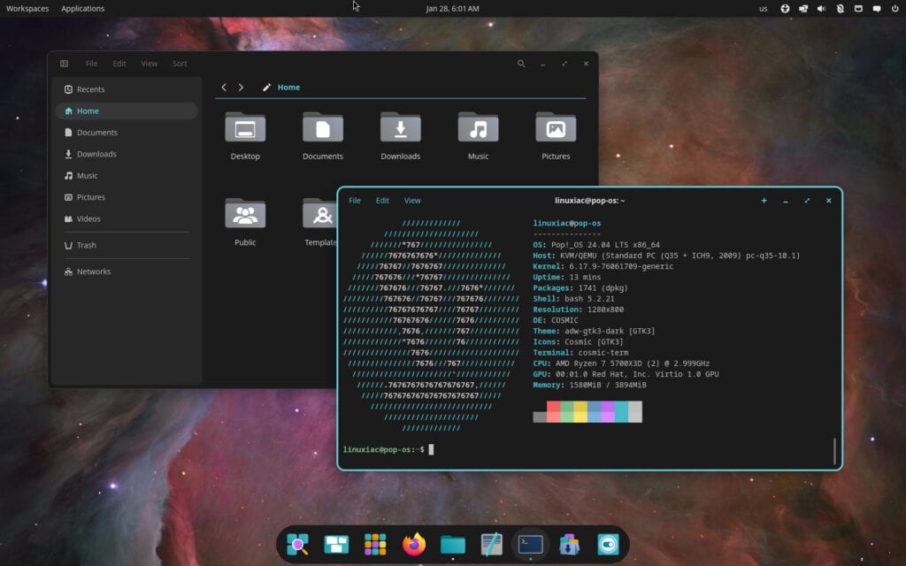 COSMIC Desktop 1.0.4