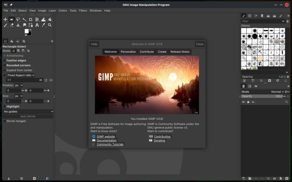 GIMP 3.0.8 Image Editor