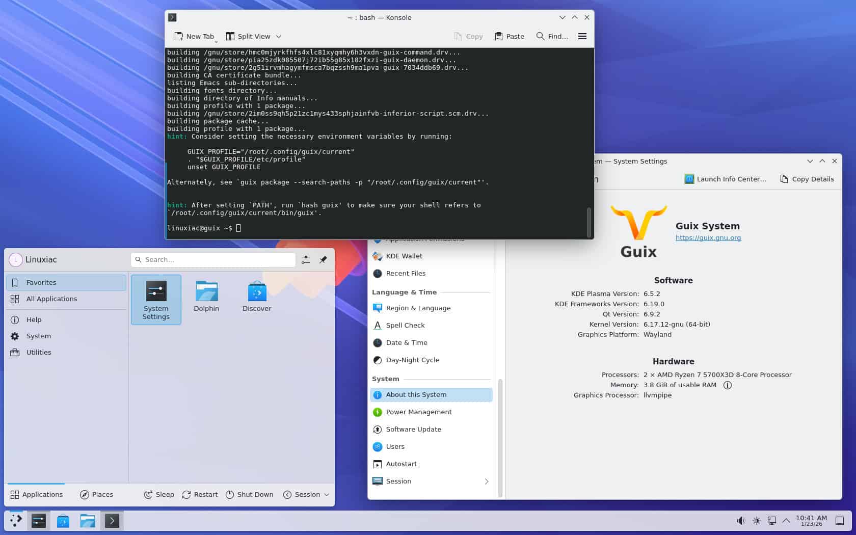 GNU Guix 1.5 Brings Plasma 6.5, GNOME 46, Rootless Mode, and More