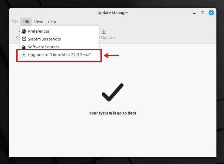 The upgrade from Linux Mint 22.2 to 22.3 is now available through Update Manager.