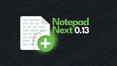 NotepadNext 0.13 Adds Autosave Timer and New Workspace Option
