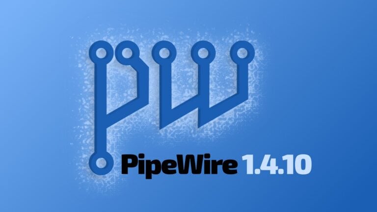 PipeWire 1.4.10 Brings Fixes for Volume Restore and Pulse Server Streams