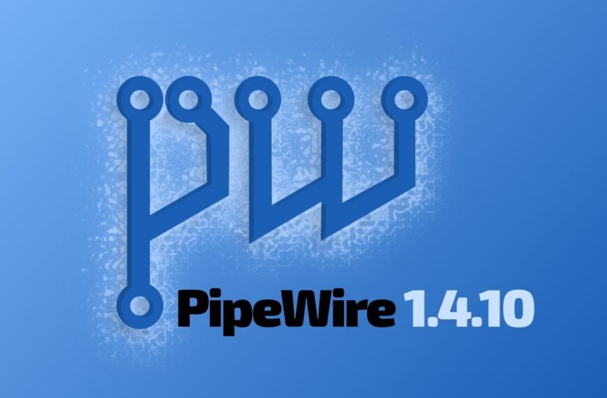 PipeWire 1.4.10 Brings Fixes for Volume Restore and Pulse Server Streams