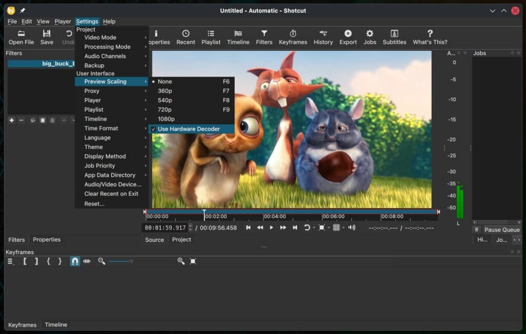 Shotcut 26.1 video editor finally brings hardware video decoding.