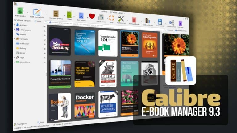 Calibre 9.3 E-Book Manager Released with KEPUB Improvements