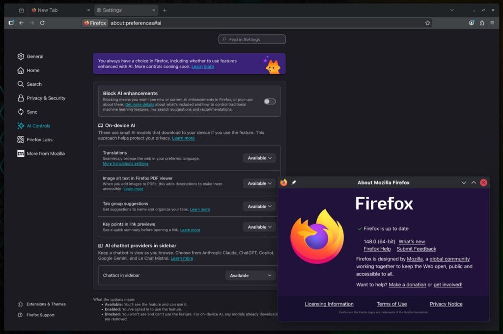 Mozilla Firefox 148 Web Browser