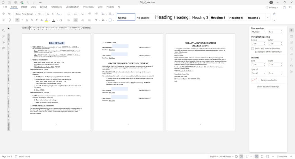 View multiple document pages at once.
