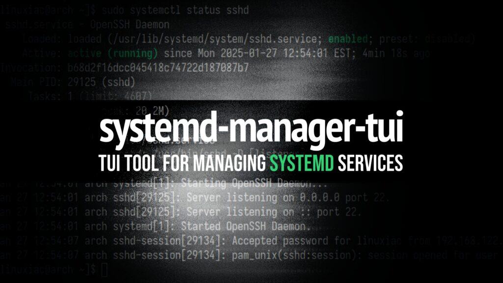 Take Control of systemd with This Rust-Based TUI Tool