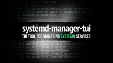 Take Control of systemd with This Rust-Based TUI Tool