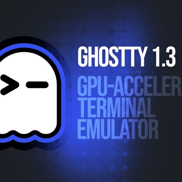 Ghostty 1.3 Terminal Emulator Released with Native Scrollbars
