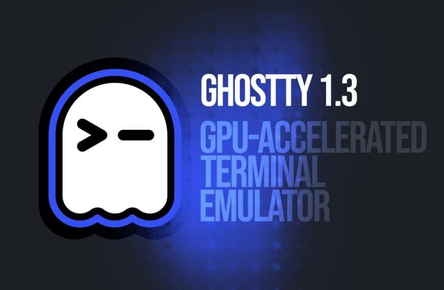 Ghostty 1.3 Terminal Emulator Released with Native Scrollbars