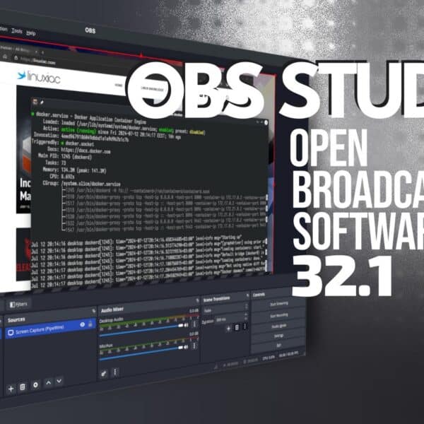 OBS Studio 32.1 Released With New Audio Mixer and WebRTC Simulcast Support