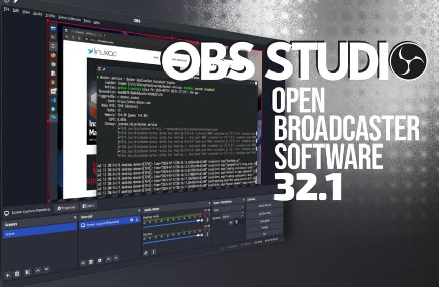 OBS Studio 32.1 Released With New Audio Mixer and WebRTC Simulcast Support