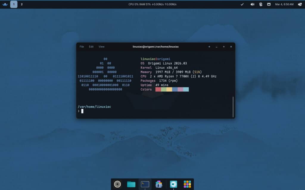 Origami Linux 2026.03