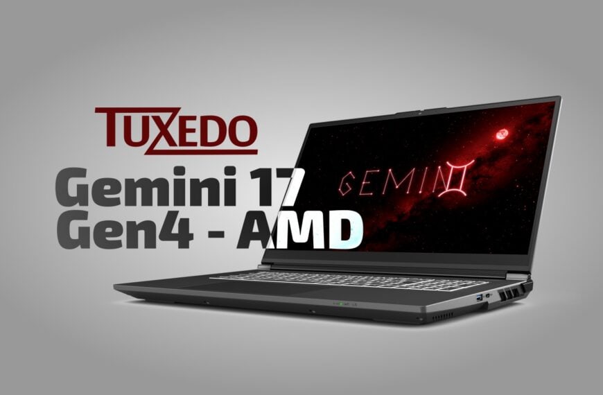 TUXEDO Gemini 17 AMD Linux Laptop Debuts with Ryzen 9
