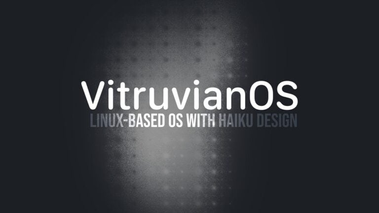 VitruvianOS 0.3 Debuts as Haiku-Inspired Linux OS Without X11 or Wayland