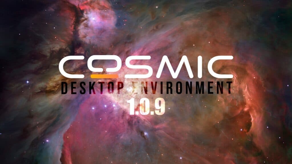 COSMIC Desktop 1.0.9 Released with Better Files, Settings, and Applets