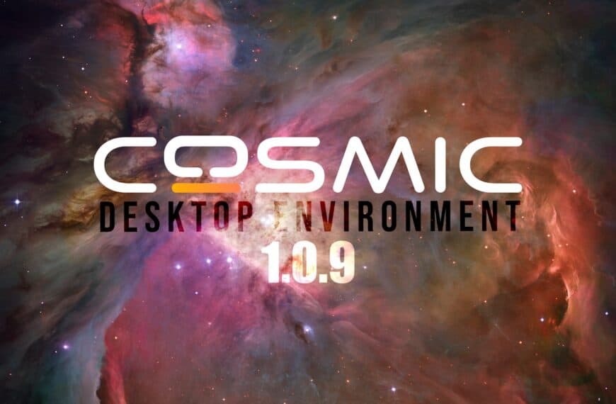 COSMIC Desktop 1.0.9 Released with Better Files, Settings, and Applets