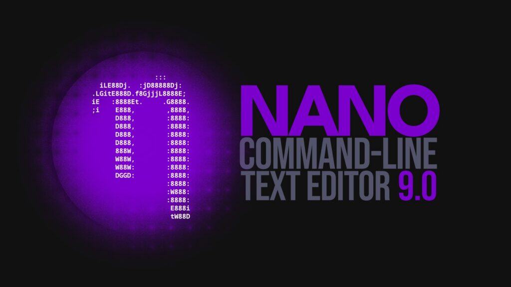 GNU Nano 9.0 Command-Line Text Editor Improves Horizontal Scrolling