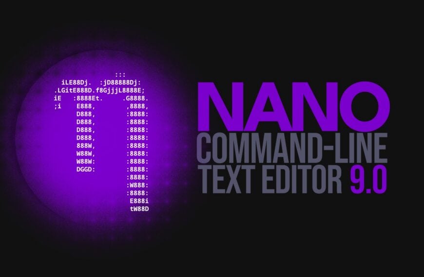 GNU Nano 9.0 Command-Line Text Editor Improves Horizontal Scrolling