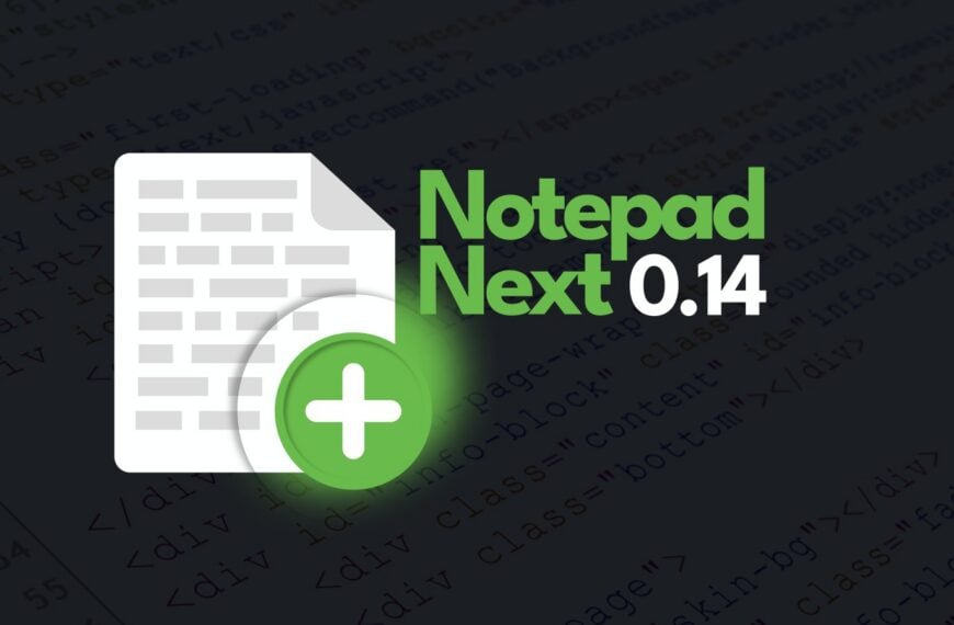 Notepad Next 0.14 Adds Line Sorting and Search Improvements