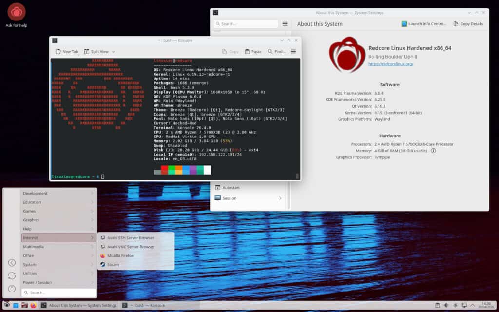 Redcore Linux Hardened 2401