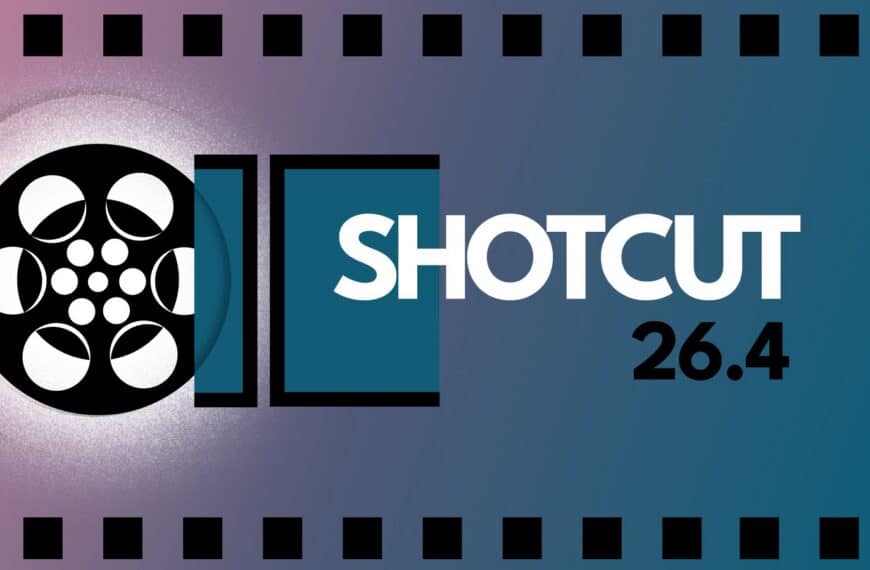 Shotcut 26.4 Video Editor Adds GPU Acceleration for Speech to Text