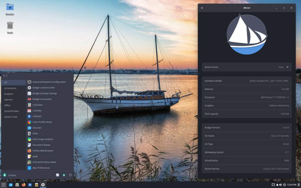 Solus 4.9 (Serenity)