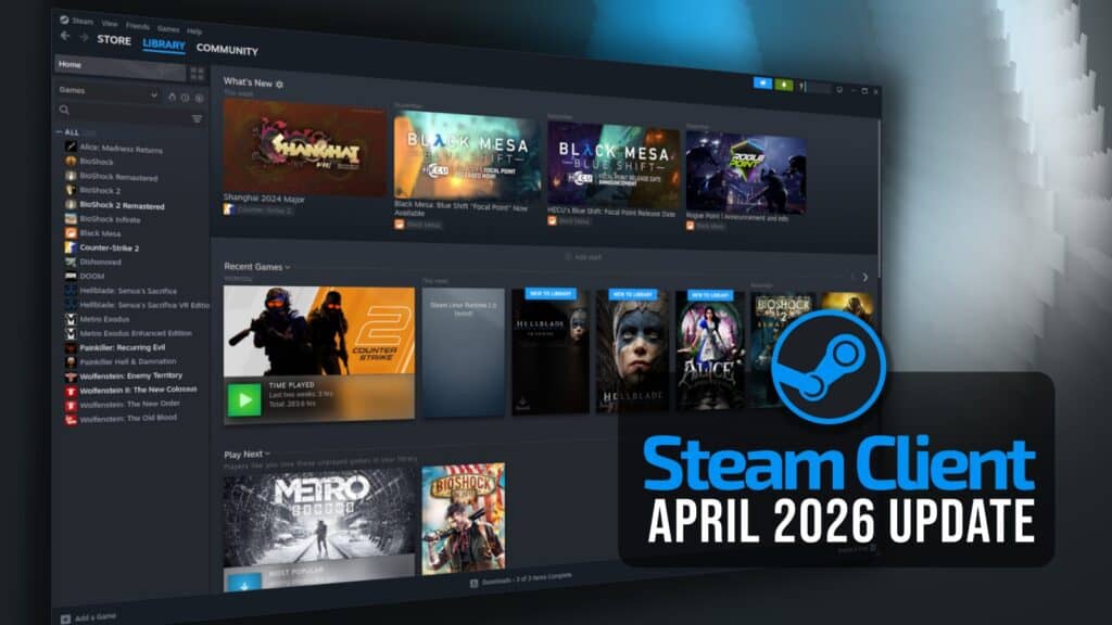 Steam April 2026 Client Update Adds Remote Downloads Management