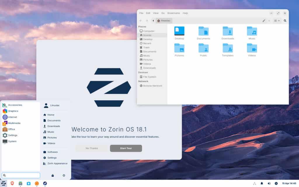 Zorin 18.1 Lite