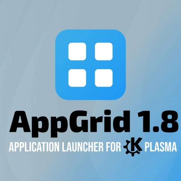AppGrid 1.8 KDE Plasma Launcher Adds Smarter Search