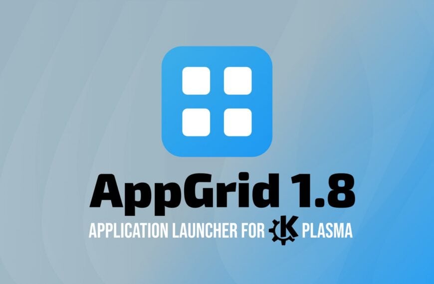 AppGrid 1.8 KDE Plasma Launcher Adds Smarter Search