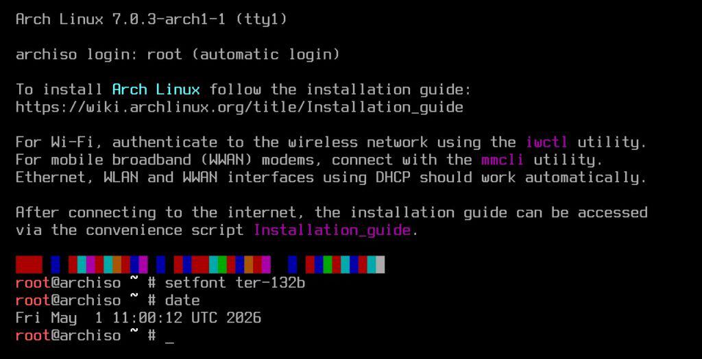 Arch Linux 2026.05.01 ISO