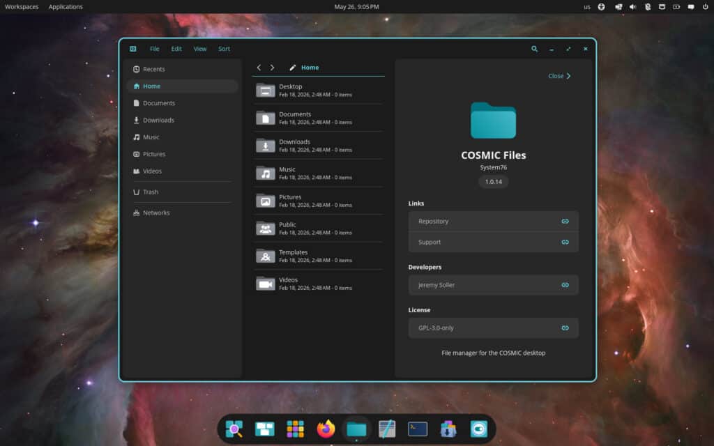 COSMIC Desktop 1.0.14
