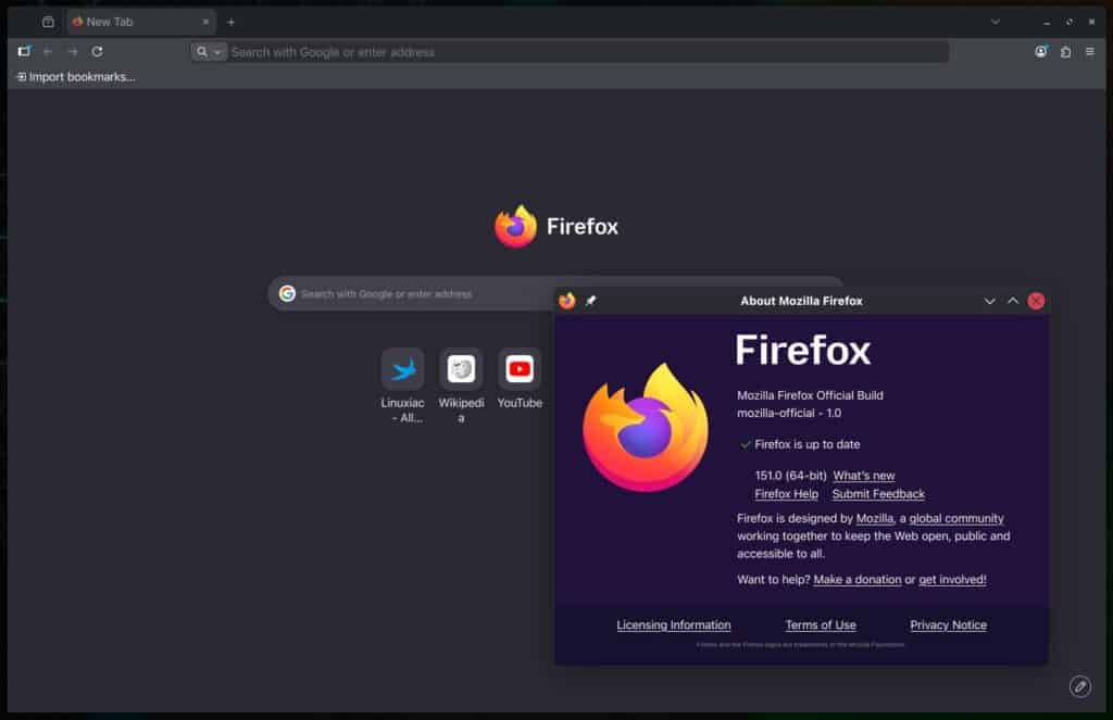 Mozilla Firefox 151
