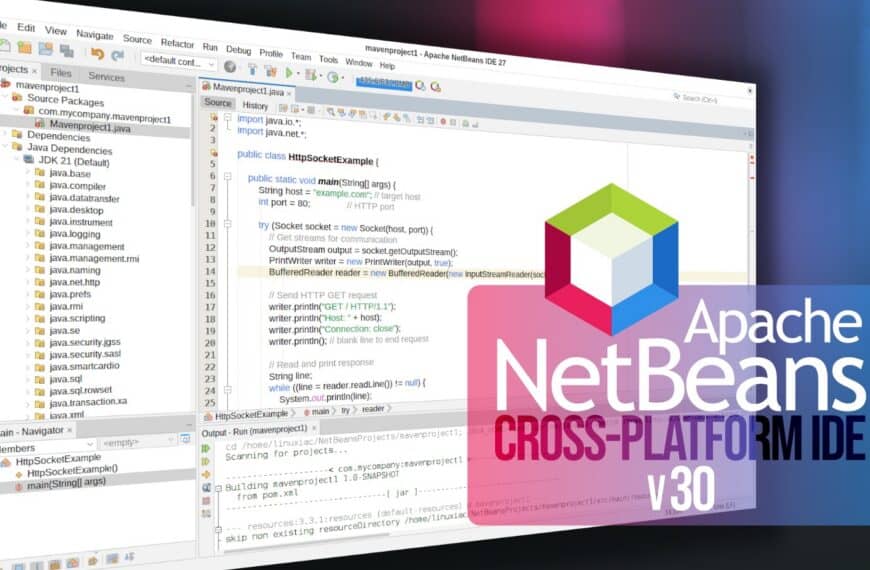 Apache NetBeans 30 IDE Released with JDK 21 as New Baseline